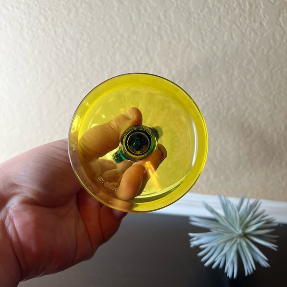 Vintage NCC 1994 Cactus Margarita Glass/ Coupe, Vintage Barware, Acrylic, Cinco - Picture 6 of 7